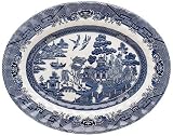 Churchill China Royal Wessex Blue Willow 12-Inch Oval Platter