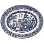 Churchill China Royal Wessex Blue Willow 8 Salad Plates  Set of 4
