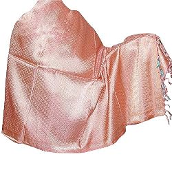 Gift for Women Paisley Pattern Silk Shawl 36 x 90 inches (bssl068)