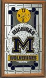Michigan Stained Glass Wall Clock