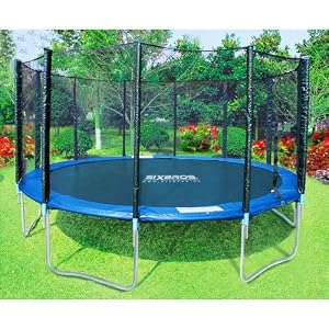 SixBros. Sport - Sixjump 4,30 M Ø Professional Trampoline de jardin - CST430/1073 - Filet de sécurité | Certifié par Intertek / GS