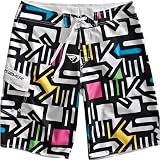 Review SWELL  / QUIKSILVER BLEEKER BOARDSHORT WHITE 29W