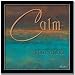 Calm Your Mind Brown Turquoise Art Print Sign Framed