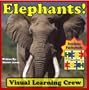 Children's Animal Book: "Exciting Elephants! Look At Elephants And Learn To Read" - (The Visual Learning Crew Book) (Over 45+ Photos of Elephants)