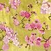 Entertaining with Caspari Set of 2 Plum Blossom Cocktail Napkins, Gold, 40 Napkins Total