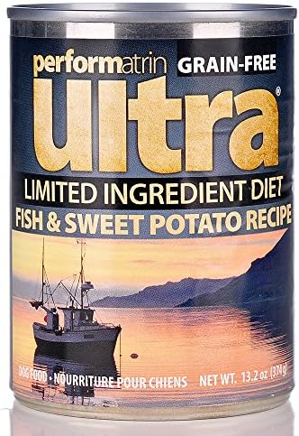 Performatrin Ultra Grain Free LID Fish & Sweet Potato Adult Dog Food 13.2 oz.