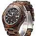 Bewell W023A Natural Wooden Watches for Men with Calendar Quartz Lightweight Wrist Watch
