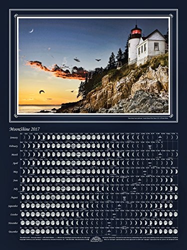 Lunar Calendar 2017, MoonShine, Seascape