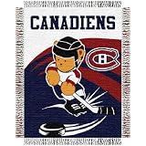 Northwest Montreal Canadiens Triple Woven Jacquard 36x46 Baby Throw - Montreal Canadiens 36 X 48