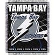 Tampa Bay Lightning NHL Triple Woven Jacquard Throw (019 Series) (48x60")"