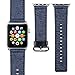 iPhone SE Case, Fosmon CADDY-JEANS Leather Folio Wallet Case for Apple iPhone SE / 5S / 5 (Denim Dark Blue)