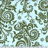 Amy Butler Nigella Twill Wood Fern Olive