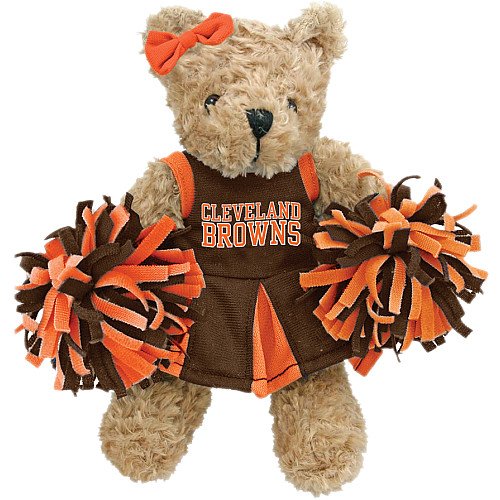 Champion Treasures NFL Cleveland Browns Cheerleader Bear