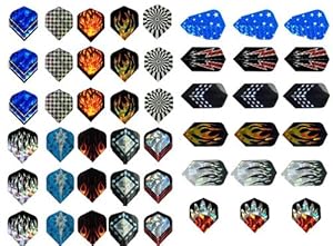 50%off-New 16 Sets (48 pcs) of Darts 2D and Aluminium Flights Assorted Wholesale