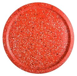 Zak Designs Red Confetti 14-Inch Round Serve Tray