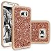 Galaxy S6 Edge Plus case, Cellularvilla Luxury Bling Jewel Rock Crystal Rhinestone Diamond Case [Shockproof] Dual Layer Protective Cover for Samsung Galaxy S6 Edge Plus / S6 Edge+ (Rose Gold)