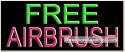 Free Airbrush Neon Sign