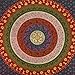 Sunshine Joy Circle Of Flowers Barhmeri Indian Tapestry - Beach Sheet - Hanging Wall Art (85X100 inches)