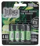 Juice AA-4 pack Rechargeable NiMH Batteries