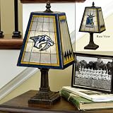 NHL Nashville Predators Art-Glass Table Lamp
