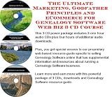 The Ultimate Marketing, Godfather Principles and eCommerce for Genealogy Software Web Biz 3 CD Course