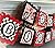 12 Cupcake Toppers - Motorcycle Happy Birthday Collection - Black White Checkers, Red Stripes, Motorcylce Graphic, Checkered Flag