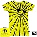 Skelanimals HEART POWER BURNOUT Juniors Neon Yellow Tee T-Shirt, Small
