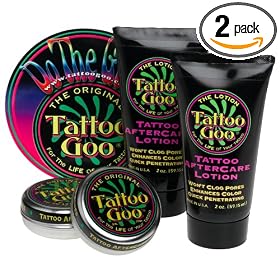 Tattoo Goo Salve & Lotion Combo Kit (Pack of 2)