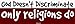 God Doesn't Discriminate Only religions do Large Bumper Sticker