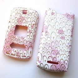 Motorola KRZR K1M (NOT K1) Fabric Protector Hard Case Texturized Cover Pink 09
