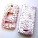 Motorola KRZR K1M (NOT K1) Fabric Protector Hard Case Texturized Cover Pink 09