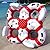 Solstice Super Chill 4 Person Island, White/Red