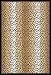 Home Dynamix Zone 7117-502 Ebony 2 Feet by 3 Feet Leopard Area Rug