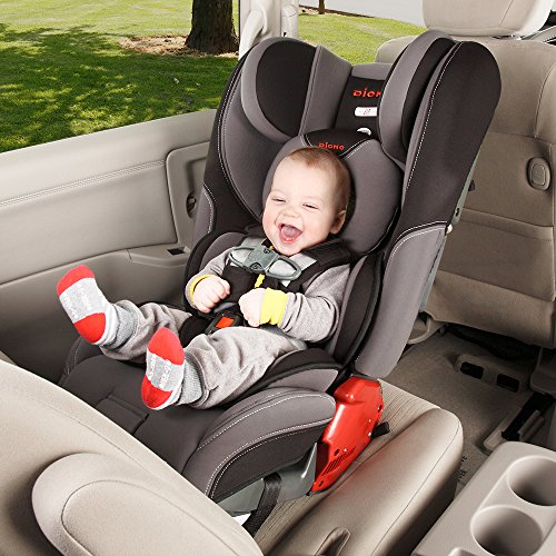 Diono Rainier Convertible + Booster Car Seat, Black/White Baby Shop