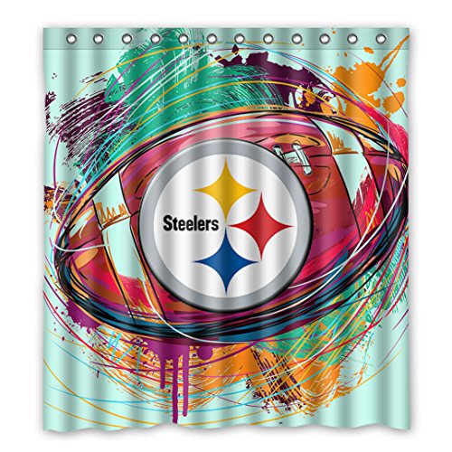 Find Sanmou Custom Nfl Pittsburgh Steelers Shower Curtain