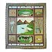 Patch Magic Queen Gone Fishing Quilt, 85-Inch by 95-Inch