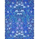Columbines, Periwinkles and Sweetpeas wallpaper, by Allan Francis Vigers (Print On Demand)