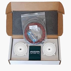 Full Wave Audio 4 PWC Speaker System w  Amplifier - White by 