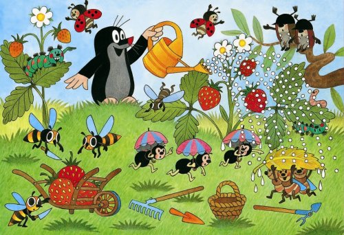 Ravensburger 08944 - Der Maulwurf im Garten, 2 x 20 Teile Puzzle