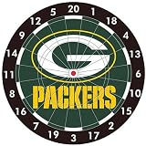 NFL Green Bay Packers 12-Inch Paper Dart Board With Darts