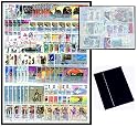 Briefmarken 50 komplette Motivs&auml;tze + DIN A4 Album