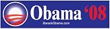  : Barack Obama - Obama '08 - Bumper Sticker / Decal