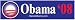 Automotive : Barack Obama - Obama '08 - Bumper Sticker / Decal