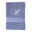 Fieldcrest Classic Monogrammed Bath Towel - Refresh Blue (T)