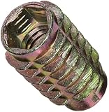 E-Z Lok Threaded Insert, Zinc, Hex-Flush, UNC Threads, Inch, Made in US