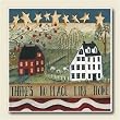 There's No Place Like Home AMERICANA New Stone Coaster Set of 4