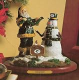Memory Company 2010 Green Bay Packers Santa's Snowman Figurine