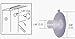 C.R. LAURENCE D1710 CRL Nylon Anti-Rattle Patio Door Guide 4/PK
