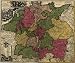 1700 LARGE HISTORIC MAP GERMAN DEUTSCHLAND EMPIRE