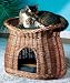Fran's Wicker Furniture Wicker Cat Basket Bed